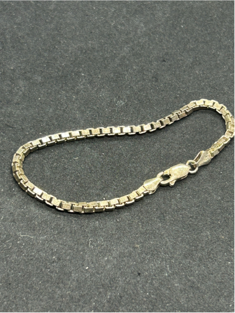 Women's Unbranded Silver Box Chain Bracelet One Size